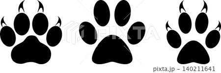 Hand, cat paw, cats, paw, logo, icon Hand, cat paw, cats, paw, logo, icon 140211641