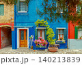 Colorful traditional houses on Burano Island in Venice Italy 140213839