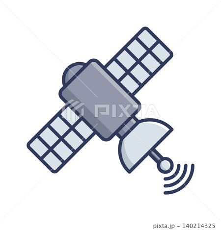 satellite icon vector design template in white background satellite icon vector design template in white background 140214325