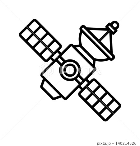 satellite icon vector design template in white background satellite icon vector design template in white background 140214326