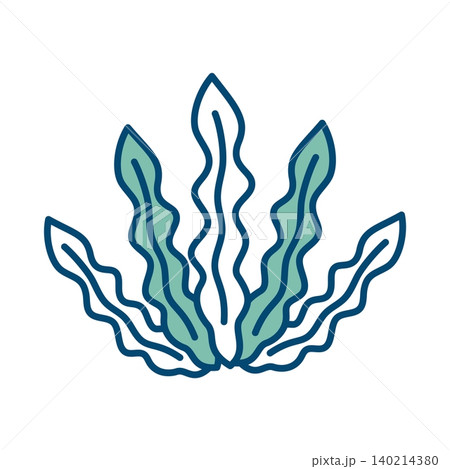 seaweed icon vector design template in white background 140214380