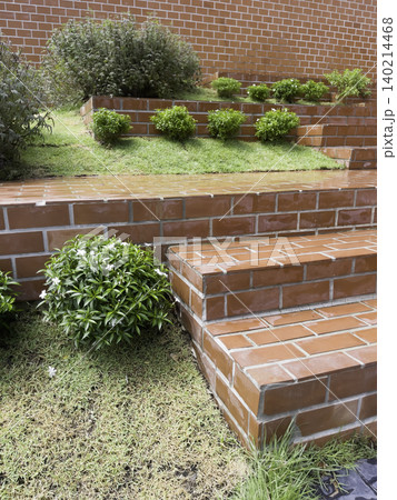 Pattern of building with brickwork for new construction of exterior 140214468
