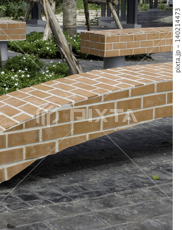 Pattern of building with brickwork for new construction of exterior Pattern of building with brickwork for new construction of exterior 140214473