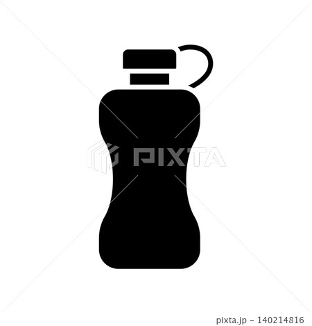 water bottle icon vector design template in white background 140214816