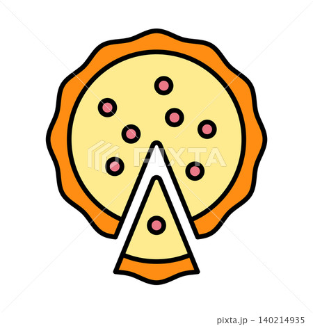 pie icon vector design template in white background pie icon vector design template in white background 140214935