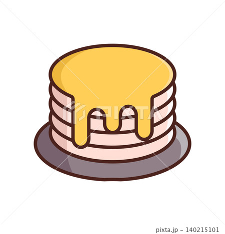 pancake icon vector design template in white background pancake icon vector design template in white background 140215101