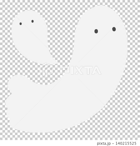 簡單可愛的幽靈插畫（2張圖） 140215525