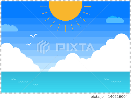 Summer ocean frame material Summer ocean frame material 140216004