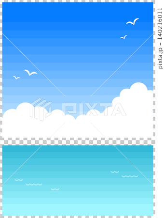 Summer ocean frame material Summer ocean frame material 140216011