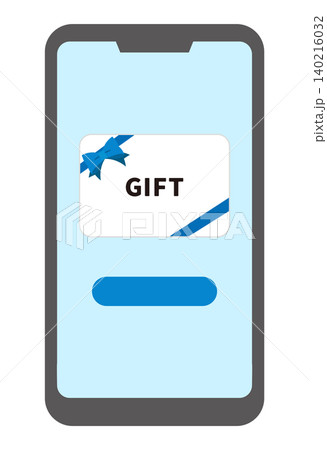スマホに表示されたデジタルギフト スマホに表示されたデジタルギフト 140216032