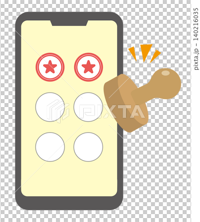 An illustration showing a stamp rally on a smartphone. An illustration showing a stamp rally on a smartphone. 140216035