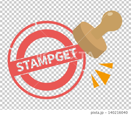 Illustration of stamping Illustration of stamping 140216040