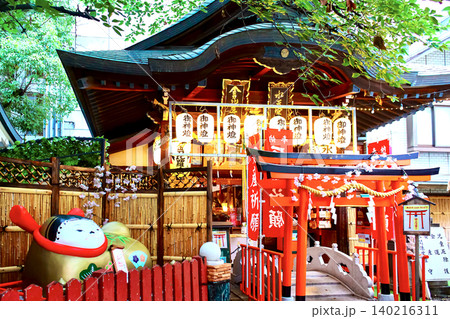 【大阪】夏の露天神社　雨上がりの水天宮・金刀比羅宮 140216311