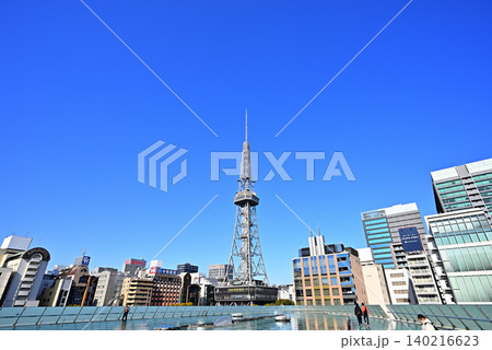 オアシス21屋上から見た中部電力MIRAI TOWER（名古屋テレビ塔）1 140216623