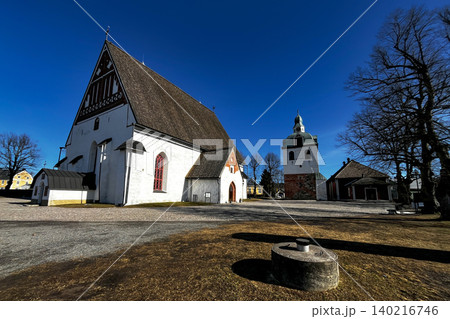 Lutheran Cathedral in Porvoo (Borga), Finland. Medieval Gothic Architecture. Lutheran Cathedral in Porvoo (Borga), Finland. Medieval Gothic Architecture. 140216746