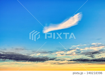 Colorful New Zealand Sky Replacements Brush of a Cloud 140218396
