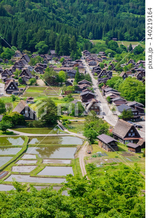 初夏の白川郷(城山天守閣展望台からの眺め) 初夏の白川郷(城山天守閣展望台からの眺め) 140219164