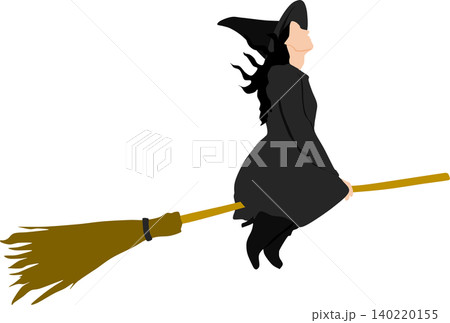 魔女のイラスト(ハロウィーン) 140220155