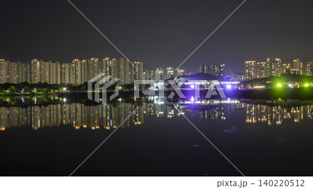 Hwarang Amusement Park, night view 140220512
