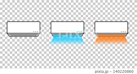 Air conditioner that blows out both cool and warm air. Air conditioner that blows out both cool and warm air. 140220860