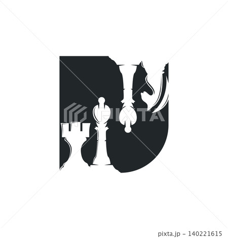 Chess Logo Simple Chess Club Identity Design Symbol Chess Logo Simple Chess Club Identity Design Symbol 140221615