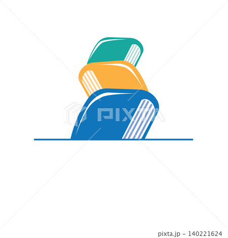 Educational Book Logo Design, Minimalist Book Template Educational Book Logo Design, Minimalist Book Template 140221624