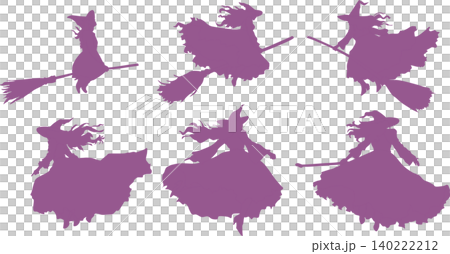 魔女のイラスト(ハロウィーン) 140222212