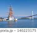 海王丸パークから望む富山湾と立山連峰 140223175