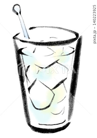挿絵イラスト 墨絵 水墨画 チューハイ 挿絵イラスト 墨絵 水墨画 チューハイ 140223925