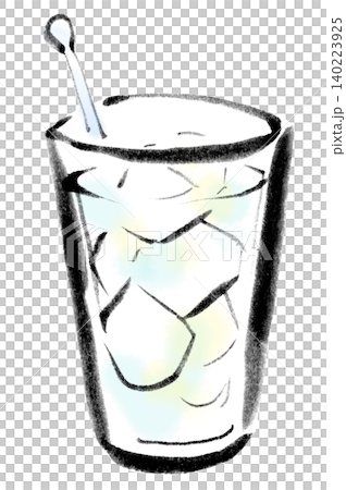 挿絵イラスト 墨絵 水墨画 チューハイ 挿絵イラスト 墨絵 水墨画 チューハイ 140223925