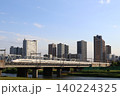 東京へ向けて多摩川を渡る、東海道新幹線のN700A・N700S「のぞみ・ひかり・こだま」2 140224325