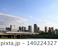 東京へ向けて多摩川を渡る、東海道新幹線のN700A・N700S「のぞみ・ひかり・こだま」1 140224327