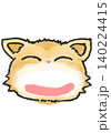 正面を向いた猫 140224415
