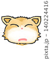 正面を向いた猫 140224416