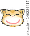 正面を向いた猫 140224417