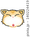 正面を向いた猫 140224419