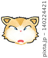 正面を向いた猫 140224421