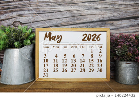 May 2026 annual monthly desk calendar for planning and management May 2026 annual monthly desk calendar for planning and management 140224432