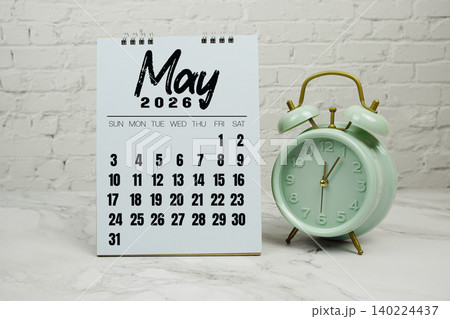 May 2026 annual monthly desk calendar for planning and management 140224437