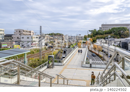 藤沢市の都市風景 六会日大前駅 藤沢市の都市風景 六会日大前駅 140224502