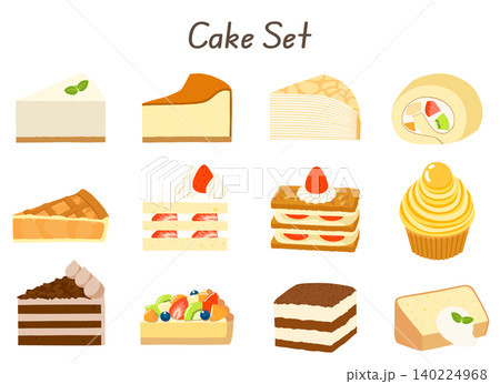 ケーキセット 140224968