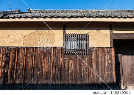 Traditional Japanese wooden house at Kitsuki castle town, Oita 140226500
