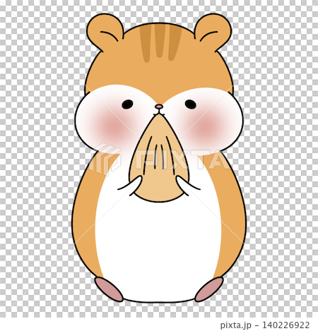Cute hamster with big cheeks and soft fur Cute hamster with big cheeks and soft fur 140226922