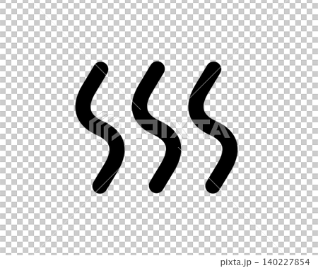 Simple steam icon Simple steam icon 140227854