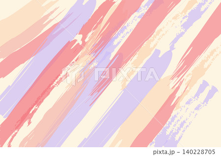 Abstract Pastel Brush Stroke Background with Pink Lavender and Beige Paint Textures 140228705