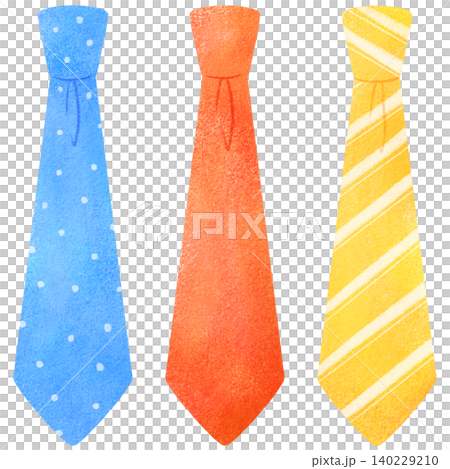ネクタイのイラストセット ネクタイのイラストセット 140229210