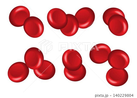 Set of 3D blood cell icon.Human red angle erythrocytes artery medical render science realistic close up.Macro biology research laboratory concept Set of 3D blood cell icon.Human red angle erythrocytes artery medical render science realistic close up.Macro biology research laboratory concept 140229804