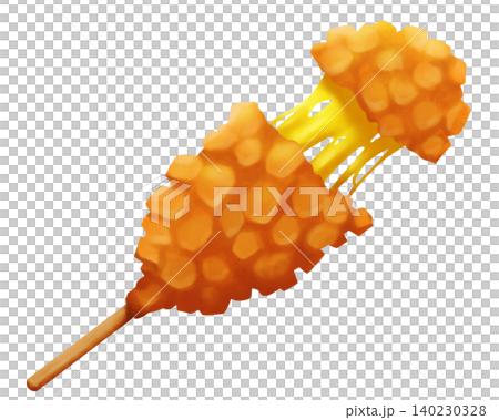 Korean cuisine: Cheese stretchy hot dog, potato trella Korean cuisine: Cheese stretchy hot dog, potato trella 140230328