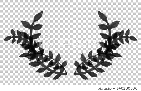 Ranking drawn with soft markers, laurel tree design with multiple branches, monochrome, no numbers, 4 Ranking drawn with soft markers, laurel tree design with multiple branches, monochrome, no numbers, 4 140230530