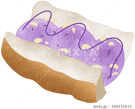 taro ice cream sandwich 140231613